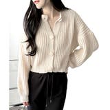 バルーンスリーブショートカーディガン ニット 羽織り | Amulet | 詳細画像10 