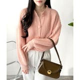 バルーンスリーブショートカーディガン ニット 羽織り | Amulet | 詳細画像19 