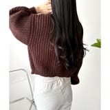 バルーンスリーブショートカーディガン ニット 羽織り | Amulet | 詳細画像26 