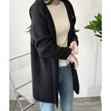 フード付きニットカーディガン ニット 羽織り | Amulet | 詳細画像17 