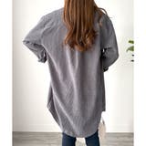 オーバーサイズコーデュロイシャツ 羽織り ロング | Amulet | 詳細画像13 