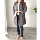 オーバーサイズコーデュロイシャツ 羽織り ロング | Amulet | 詳細画像15 