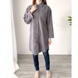 オーバーサイズコーデュロイシャツ 羽織り ロング | Amulet | 詳細画像18 