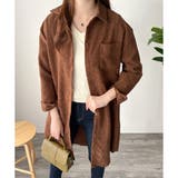 オーバーサイズコーデュロイシャツ 羽織り ロング | Amulet | 詳細画像20 