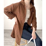 オーバーサイズコーデュロイシャツ 羽織り ロング | Amulet | 詳細画像24 