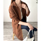 オーバーサイズコーデュロイシャツ 羽織り ロング | Amulet | 詳細画像25 