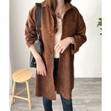 オーバーサイズコーデュロイシャツ 羽織り ロング | Amulet | 詳細画像28 