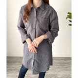 オーバーサイズコーデュロイシャツ 羽織り ロング | Amulet | 詳細画像3 