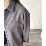 オーバーサイズコーデュロイシャツ 羽織り ロング | Amulet | 詳細画像30 