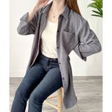 オーバーサイズコーデュロイシャツ 羽織り ロング | Amulet | 詳細画像8 