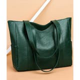 ソフトタッチフェイクレザートートバッグ レディース 肩掛け | Amulet | 詳細画像15 