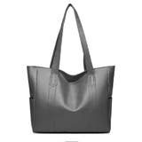 ソフトタッチフェイクレザートートバッグ レディース 肩掛け | Amulet | 詳細画像18 