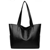 ソフトタッチフェイクレザートートバッグ レディース 肩掛け | Amulet | 詳細画像19 