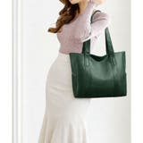 グリーン | ソフトタッチフェイクレザートートバッグ レディース 肩掛け | Amulet