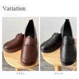 厚底スリッポンシューズ レディース シューズ | Amulet | 詳細画像5 