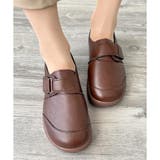 ブラウン | 厚底スリッポンシューズ レディース シューズ | Amulet