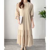 ティアードカットソーロングワンピース レディース 長袖 | Amulet | 詳細画像20 