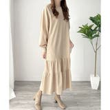 ティアードカットソーロングワンピース レディース 長袖 | Amulet | 詳細画像22 