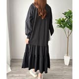 ティアードカットソーロングワンピース レディース 長袖 | Amulet | 詳細画像29 