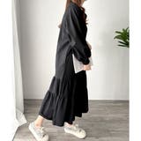 ティアードカットソーロングワンピース レディース 長袖 | Amulet | 詳細画像30 