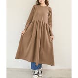 ウエスト切替ロングワンピース レディース 長袖 | Amulet | 詳細画像15 