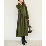 ウエスト切替ロングワンピース レディース 長袖 | Amulet | 詳細画像18 