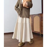 ティアードプリーツロングスカート レディース マキシ丈 | Amulet | 詳細画像9 