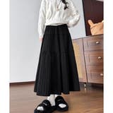 ティアードプリーツロングスカート レディース マキシ丈 | Amulet | 詳細画像14 