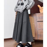 ティアードプリーツロングスカート レディース マキシ丈 | Amulet | 詳細画像15 