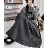 ティアードプリーツロングスカート レディース マキシ丈 | Amulet | 詳細画像2 