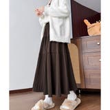 ティアードプリーツロングスカート レディース マキシ丈 | Amulet | 詳細画像8 