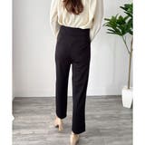 ダブルボタンタックスラックスパンツ レディース テーパード | Amulet | 詳細画像14 