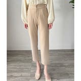 ダブルボタンタックスラックスパンツ レディース テーパード | Amulet | 詳細画像16 