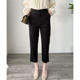 ダブルボタンタックスラックスパンツ レディース テーパード | Amulet | 詳細画像9 