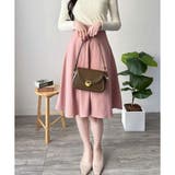 ひざ丈Aラインスカート スカート フレアシルエット | Amulet | 詳細画像14 