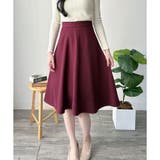 ひざ丈Aラインスカート スカート フレアシルエット | Amulet | 詳細画像15 