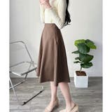 ひざ丈Aラインスカート スカート フレアシルエット | Amulet | 詳細画像22 