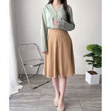 ひざ丈Aラインスカート スカート フレアシルエット | Amulet | 詳細画像25 