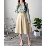 ひざ丈Aラインスカート スカート フレアシルエット | Amulet | 詳細画像27 