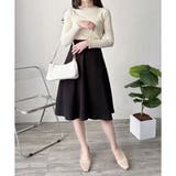 ひざ丈Aラインスカート スカート フレアシルエット | Amulet | 詳細画像3 