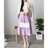 ひざ丈Aラインスカート スカート フレアシルエット | Amulet | 詳細画像36 