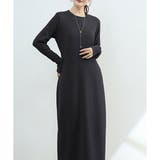 裏起毛ストレートロングワンピース レディース カジュアル | Amulet | 詳細画像10 