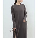 裏起毛ストレートロングワンピース レディース カジュアル | Amulet | 詳細画像18 