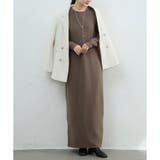 裏起毛ストレートロングワンピース レディース カジュアル | Amulet | 詳細画像19 