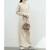 裏起毛ストレートロングワンピース レディース カジュアル | Amulet | 詳細画像2 