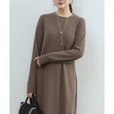 裏起毛ストレートロングワンピース レディース カジュアル | Amulet | 詳細画像20 