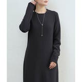 裏起毛ストレートロングワンピース レディース カジュアル | Amulet | 詳細画像4 