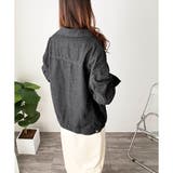 フード付きデニムライクジャケット レディース カジュアル | Amulet | 詳細画像26 