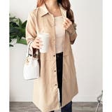 ロング丈ライトシャツアウター レディース カジュアル | Amulet | 詳細画像15 