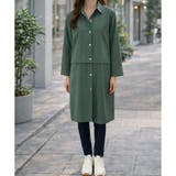 ロング丈ライトシャツアウター レディース カジュアル | Amulet | 詳細画像16 